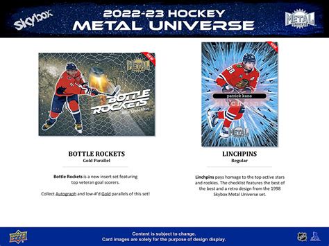 skybox metal universe hockey cards